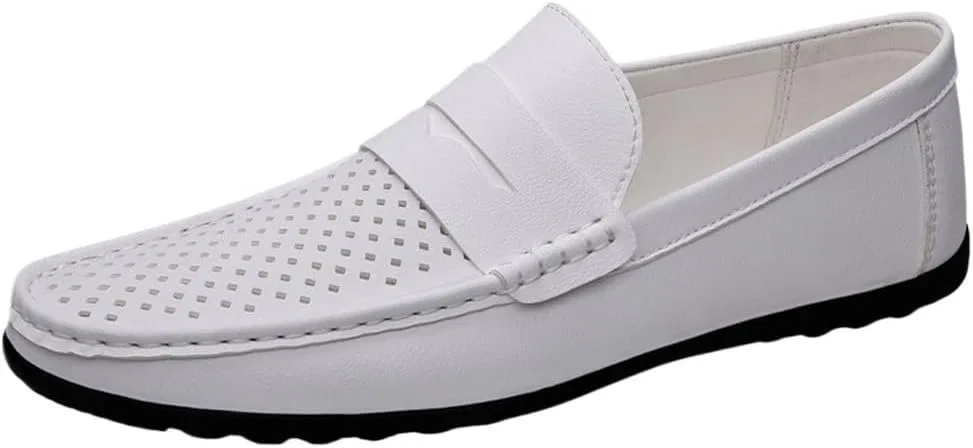 Лоферы мужские дышащие Slip-On, белый DHFIRUFSHLO