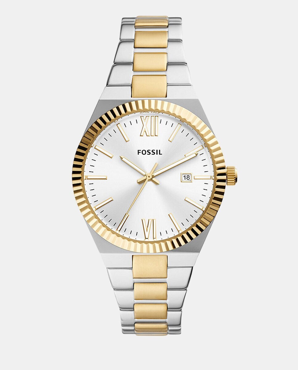 

Двухцветные женские часы Scarlette ES5259 из нержавеющей стали Fossil, мультиколор