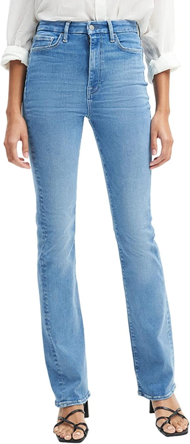 

Джинсы 7 For All Mankind No Filter Skinny Boot in Lily Blue, цвет Lily Blue