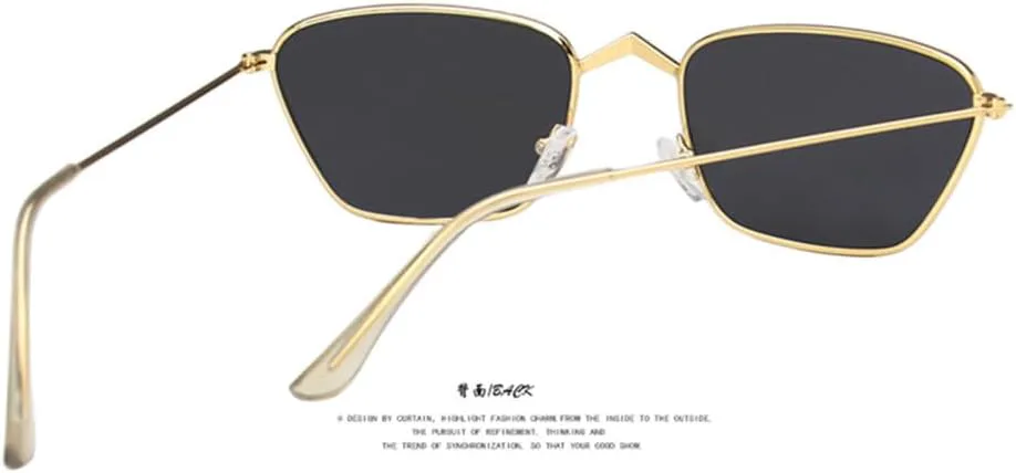 

Ретро солнцезащитные очки для женщин, стиль стимпанк, металлические солнцезащитные очки, винтажные зеркальные очки с защитой от УФ-излучения UV400 generic, C1-11370