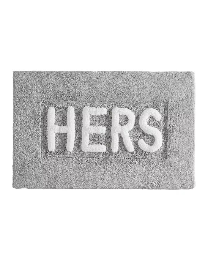 

Хлопковый коврик для ванной Hers, 21 x 34 дюйма Jean Pierre, серый