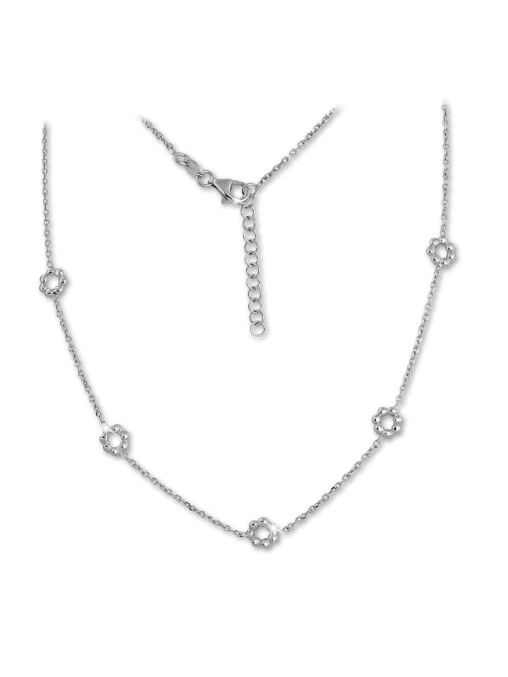 

SilberDream Женское колье SilverDream из серебра 925 пробы с цветочным узором, приблизительно 44-47 см