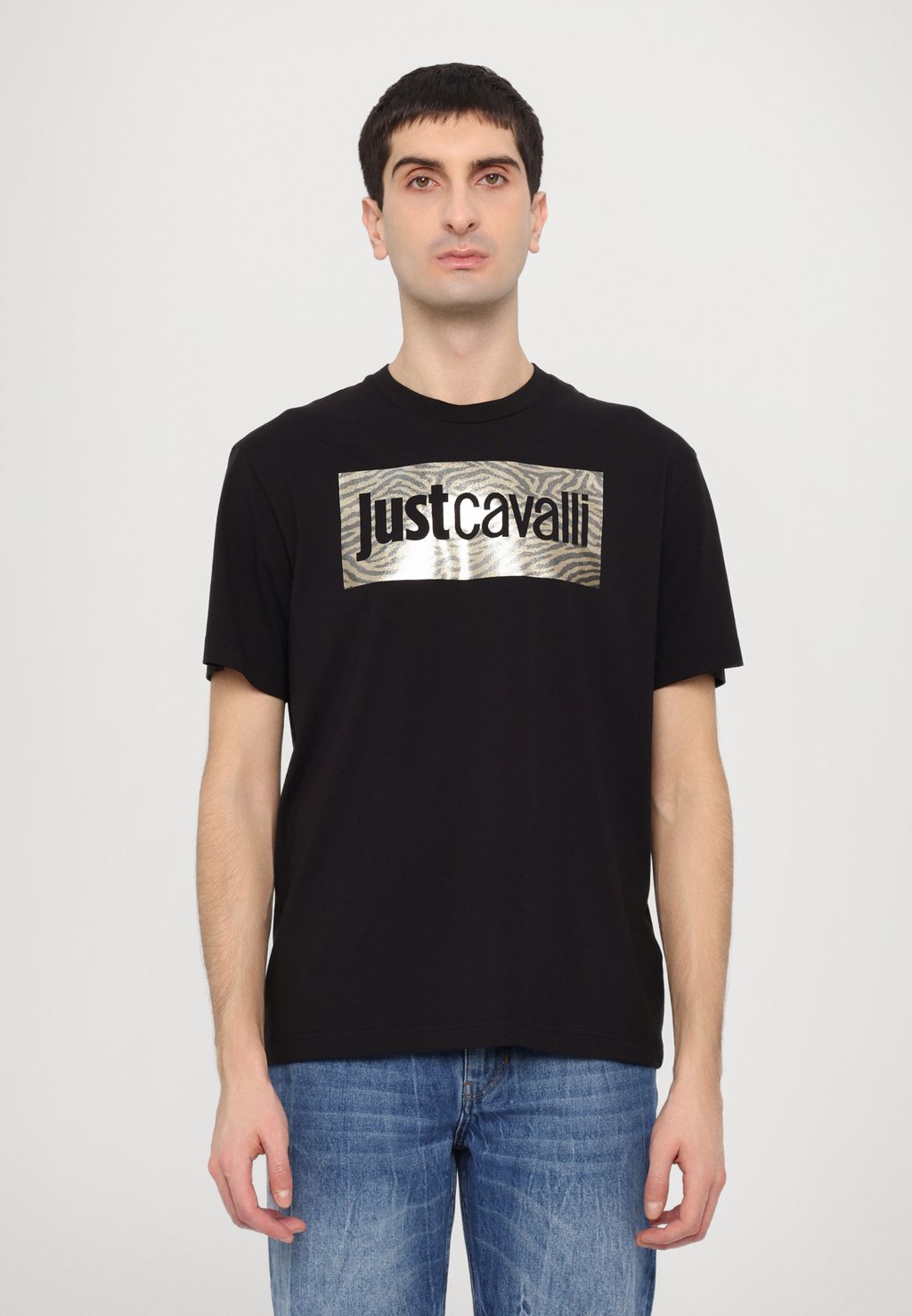 

Футболка с принтом FOREST BACK Just Cavalli, черный