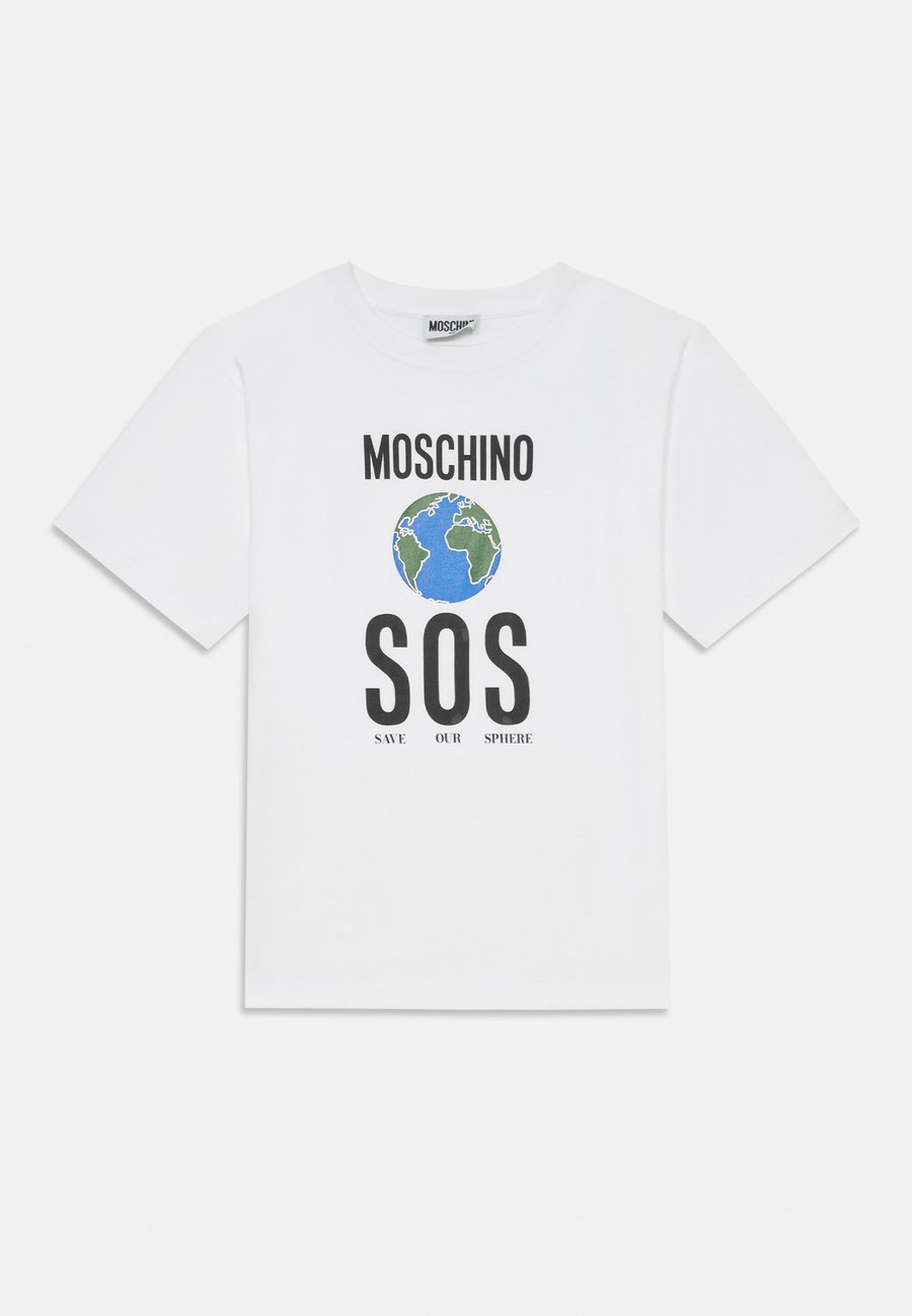 

Футболка MOSCHINO Print T-shirt, Bianco Ottico/White, Белый, Футболка MOSCHINO Print T-shirt, Bianco Ottico/White
