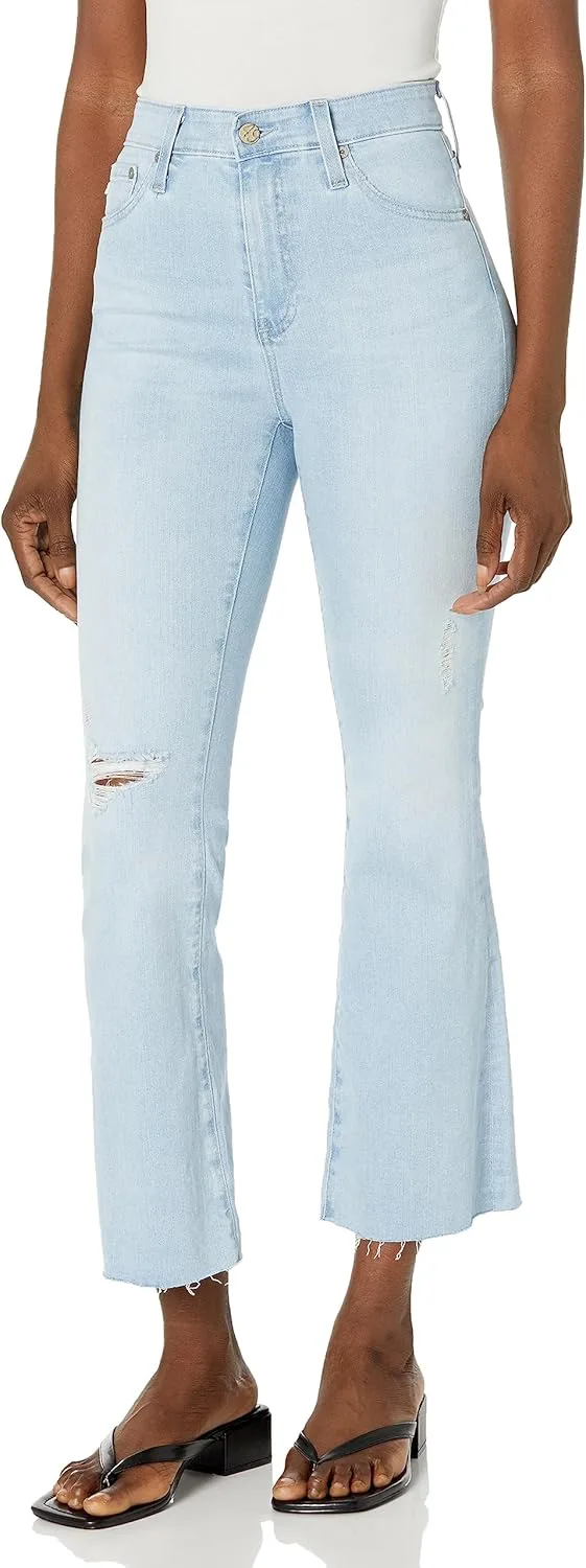 

AG Adriano Goldschmied женские джинсы Farrah с высокой посадкой и укороченным кроем