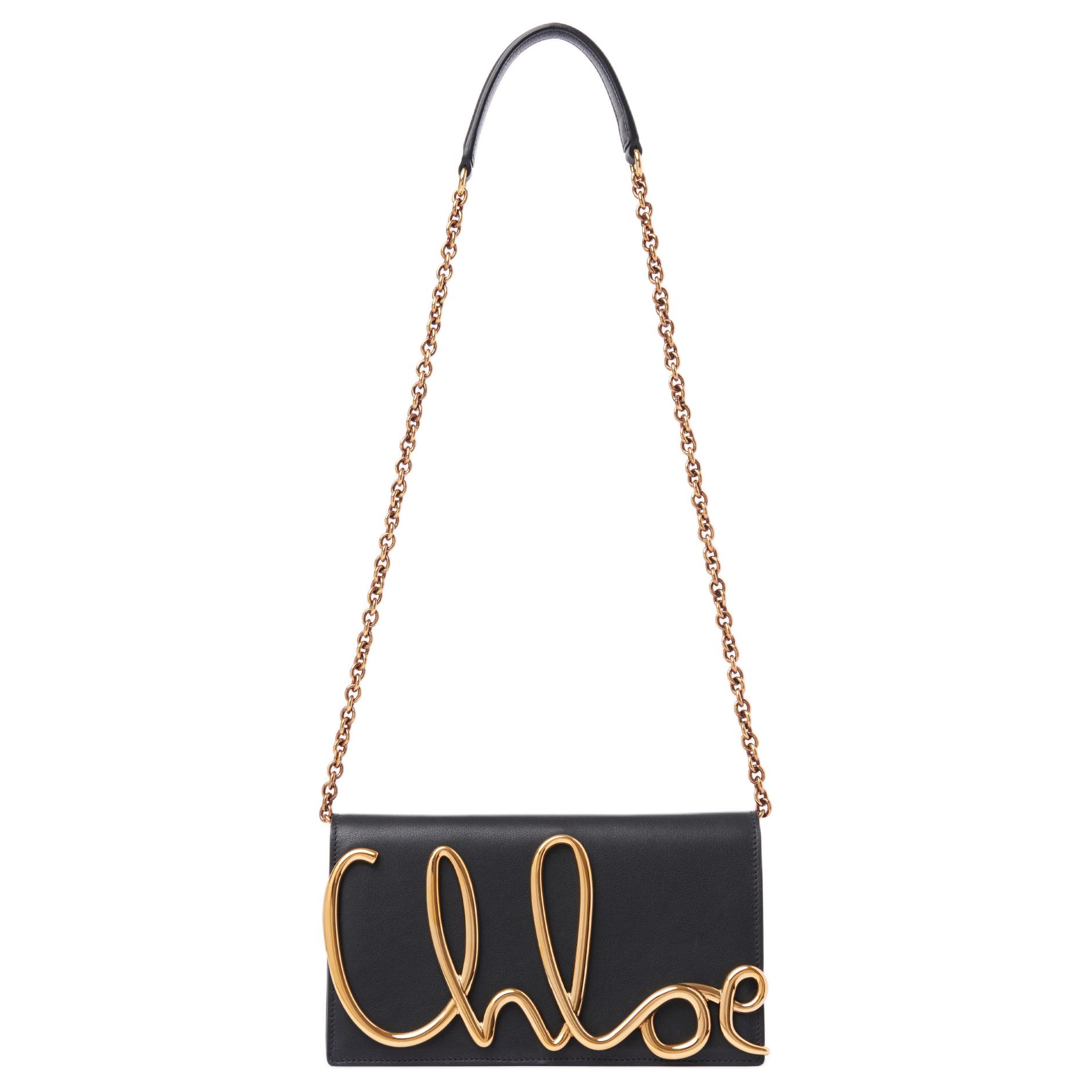 

Chloe Кожаная Сумка Через Плечо Регуляр Женская Черная Chloé