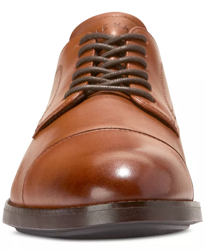 Мужские оксфорды Harmon Grand Cap Toe Cole Haan, коричневый — фото 3