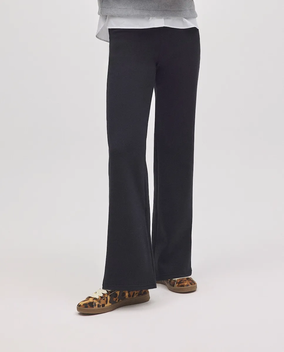 

Теплые расклешенные велюровые леггинсы comfy YSABEL MORA Ysabel Mora, черный