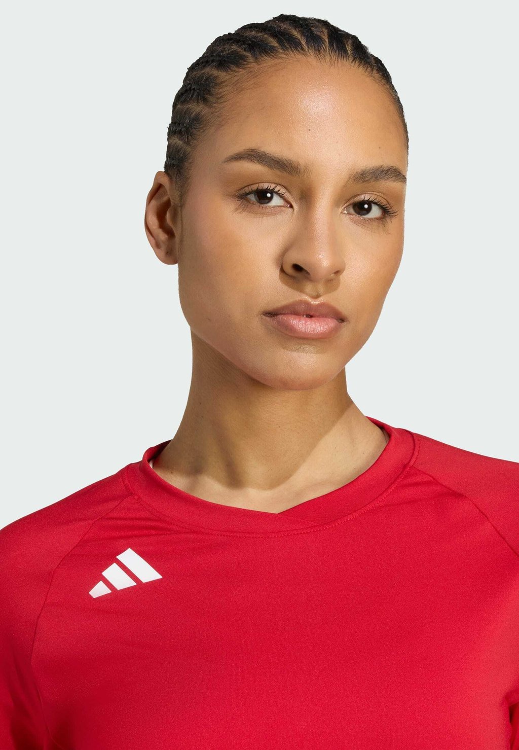 Футболка с длинным рукавом LONG SLEEVE VOLLEYBALL Adidas Performance, красный — фото 3