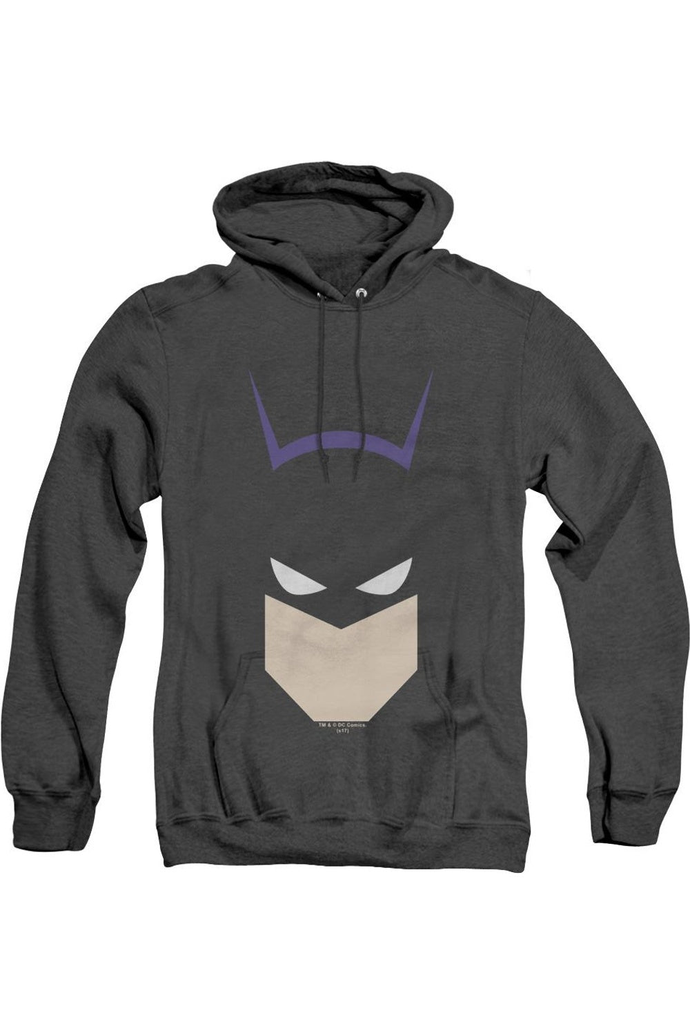 

Толстовка с капюшоном Batman Bat Head для взрослых Heather Gildan, черный