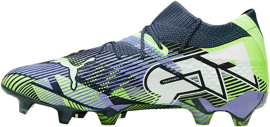 Бутсы для футбола PUMA Future 7 Ultimate для мужчин, шипованные, для твердого покрытия - синие, серый — фото 3