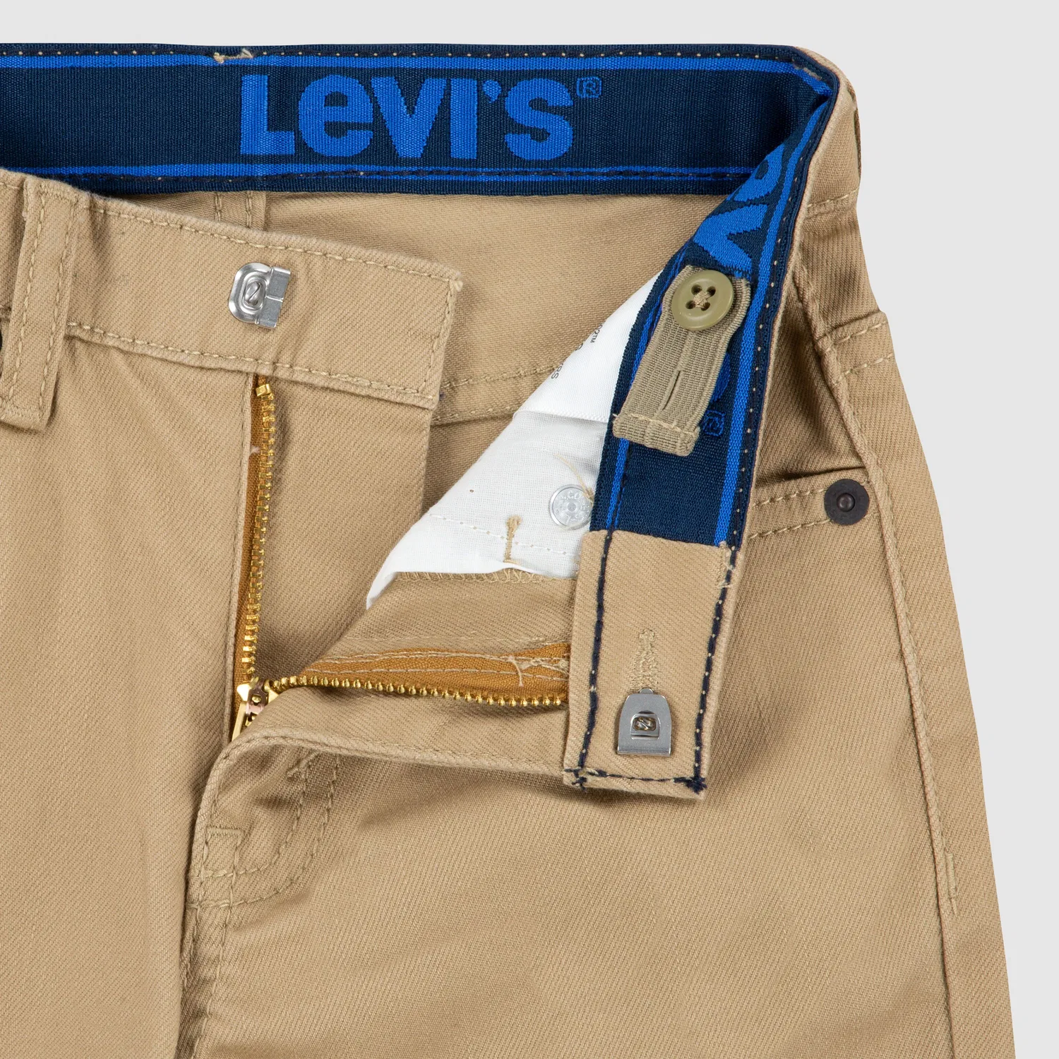 Джинсы 502 Regular Taper Fit Strong Performance для мальчиков 4-7 лет Levi's, Brown — фото 3