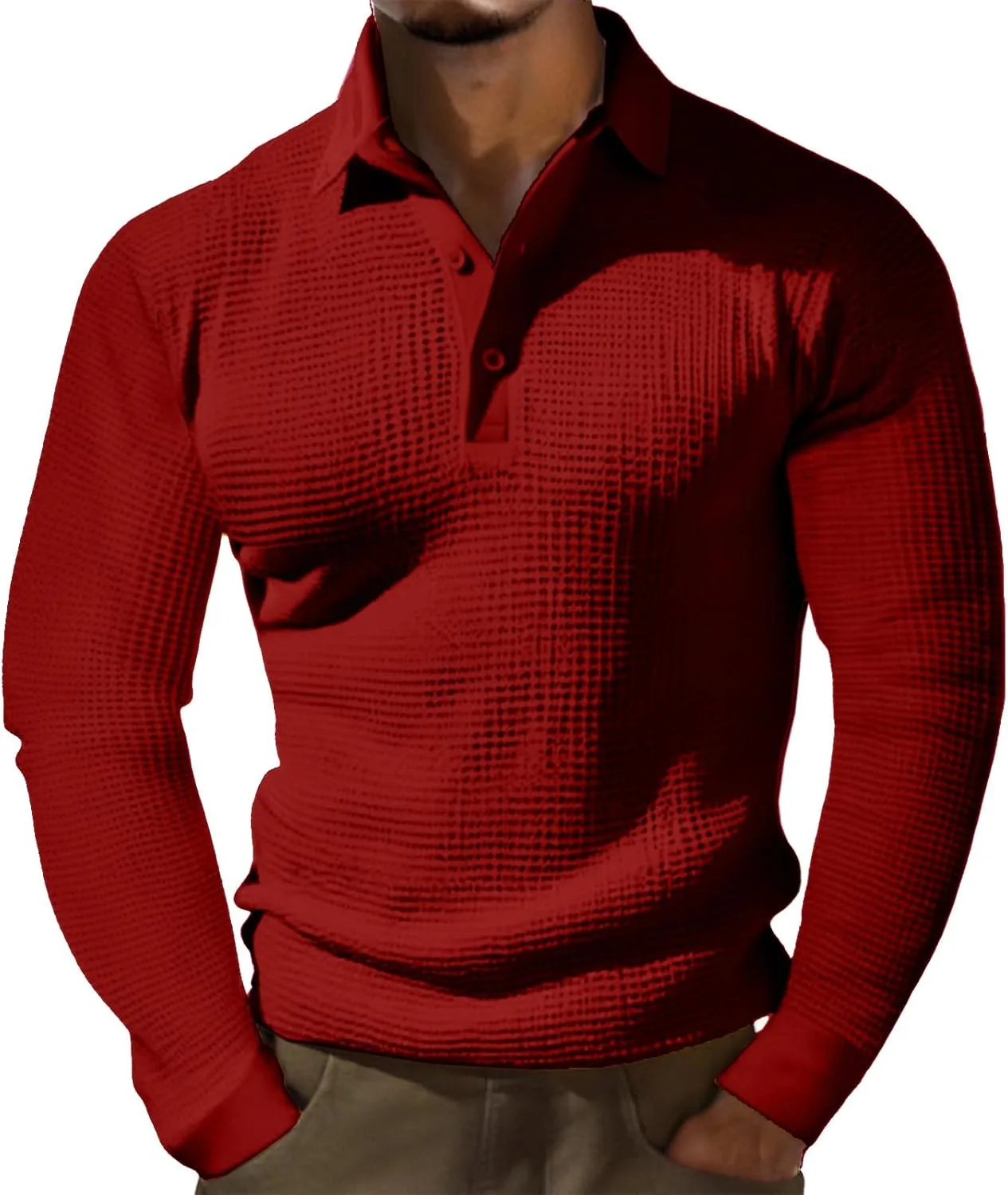 

Мужская поло с воротником и лацканами, легкая, модная, slim fit RSZGSWS