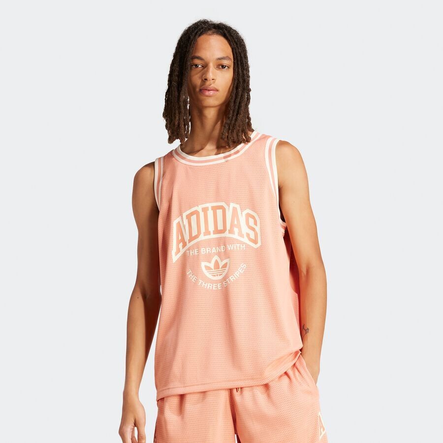 

Майка Mesh Short Basketball adidas Originals, цвет wonder clay