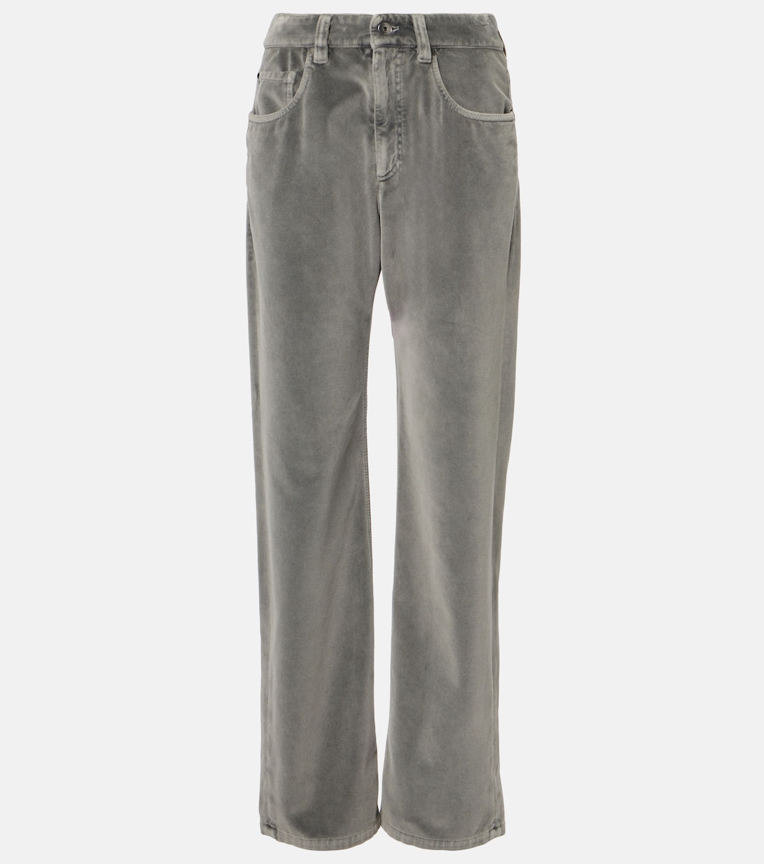 

Бархатные прямые брюки Brunello Cucinelli, Lead