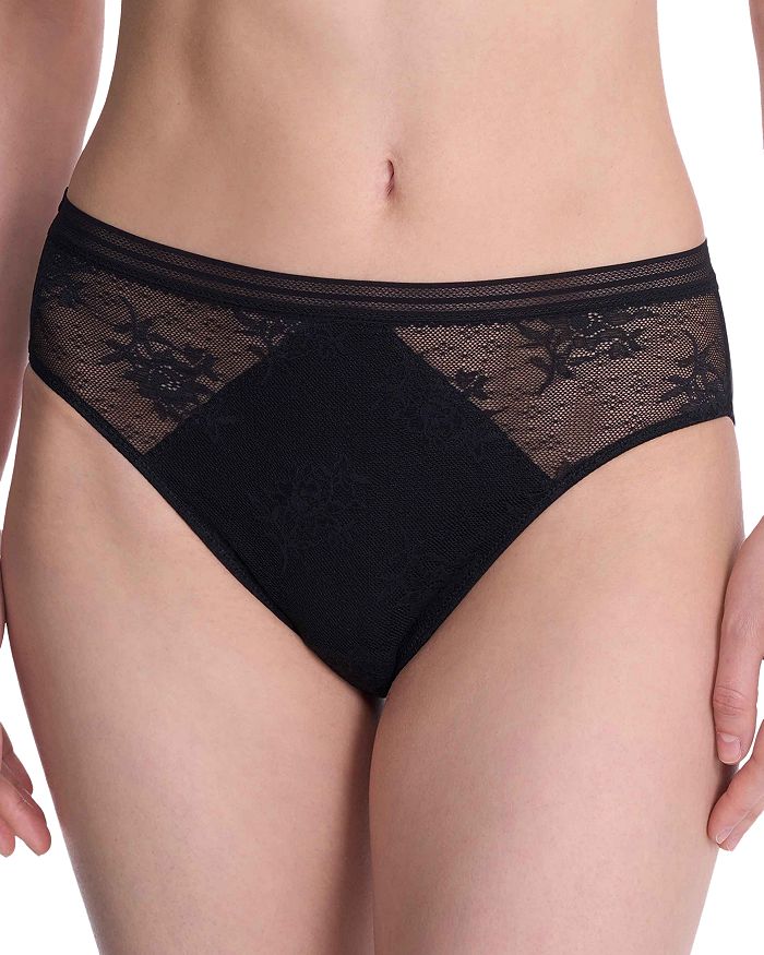 

Кружевные трусики-хипстер Love Lace Natori, черный