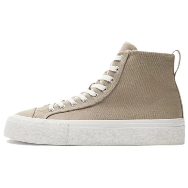 

Кроссовки ZARA Skateboarding Shoes Men High-top, бежевый