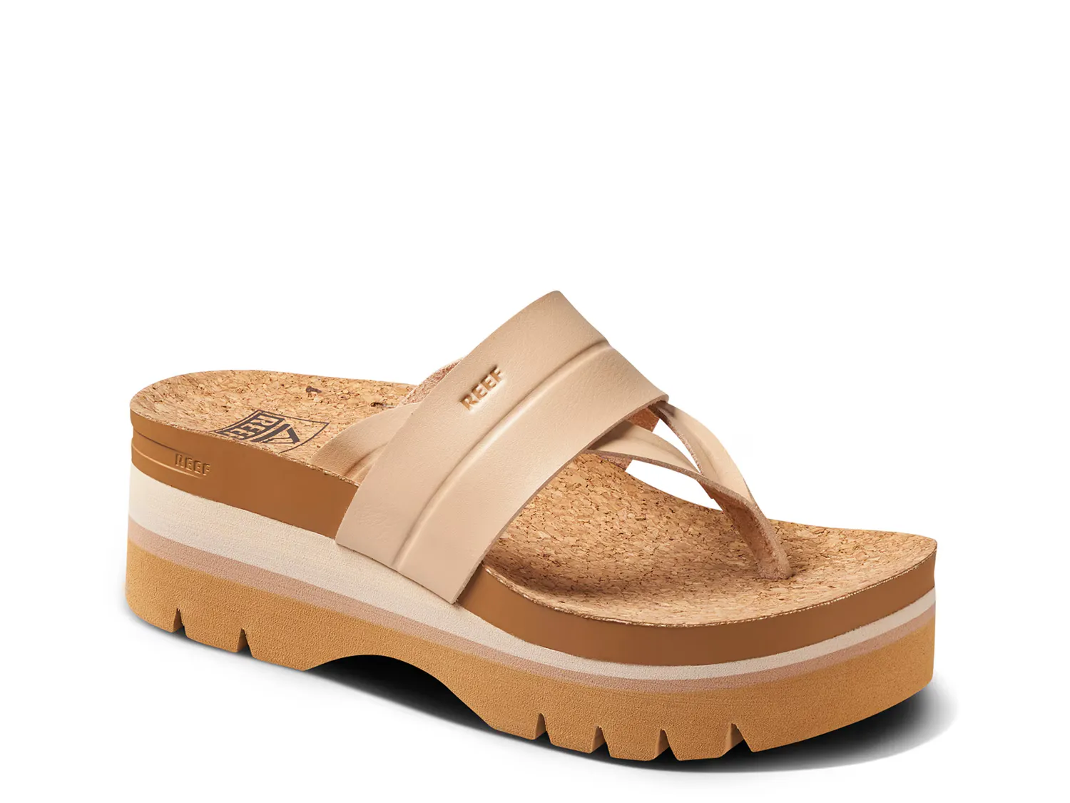 

Сандалии Vista Higher Lennox Platform Sandal Reef, бежевый