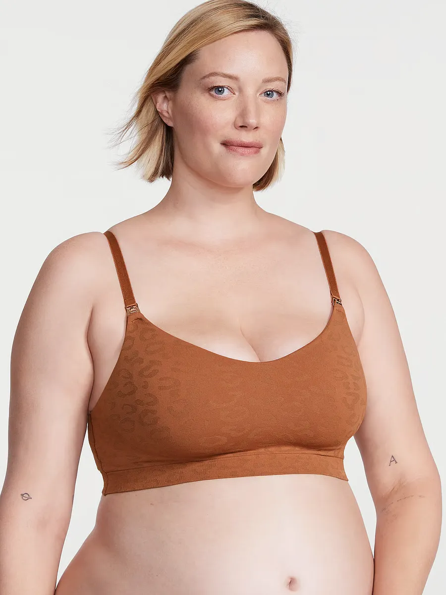 

Бесшовный бюстгальтер для кормления Victoria'S Secret Bare, цвет Caramel