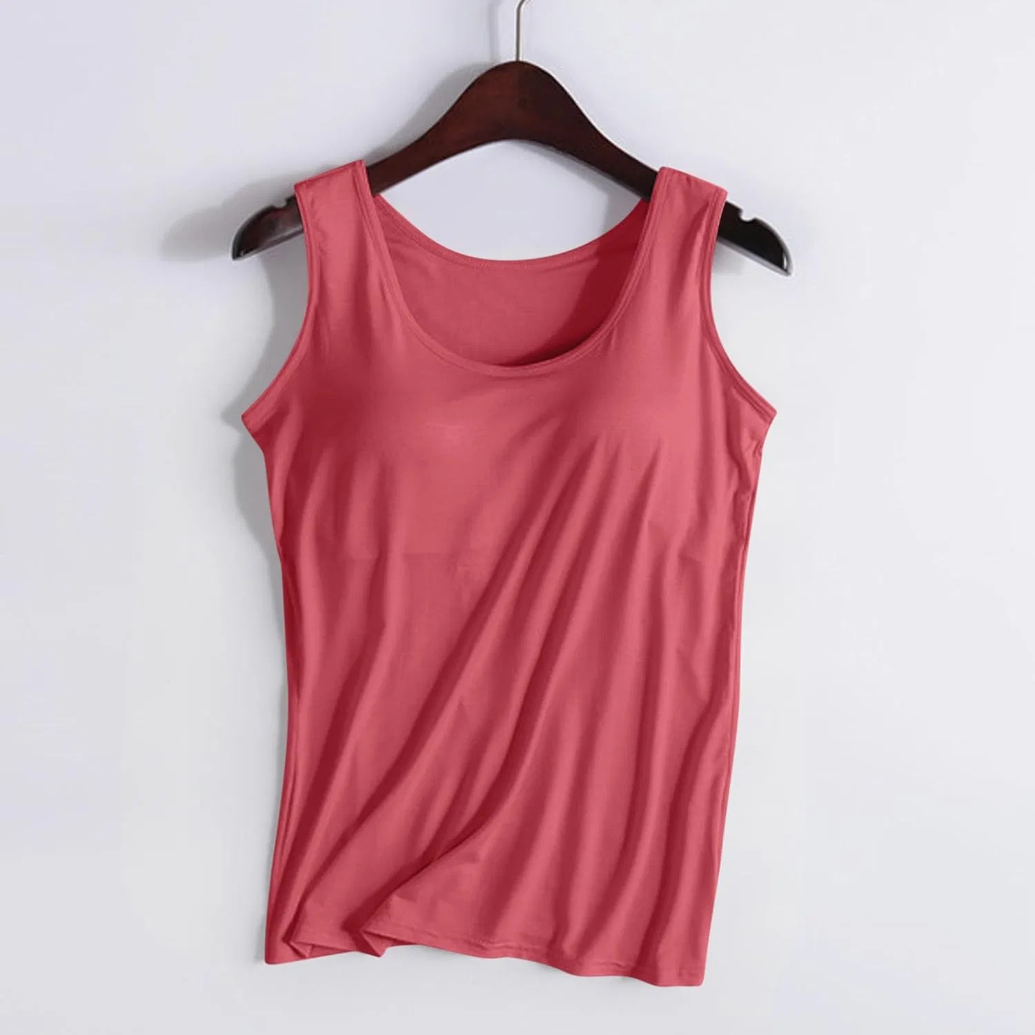 Топ с встроенным бюстгальтером для женщин, Hot Pink — фото 2