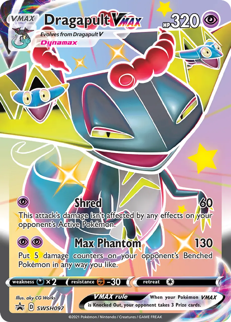 

Карточная игра Dragapult VMAX SWSH097/298 - SWSH Black Star Promos Holofoil