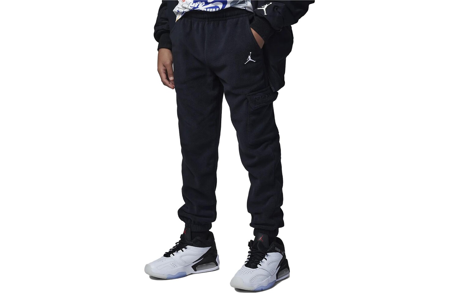 

Детские трикотажные спортивные штаны Jordan, цвет Black