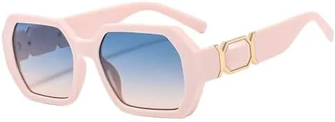 

Винтажные солнцезащитные очки 2027 года, большие металлические солнцезащитные очки для женщин, защита от ультрафиолета UV400, маленькая оправа MTZJH, Pink