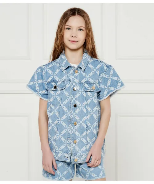 

Джинсовая куртка Regular fit Michael Kors Kids, синий
