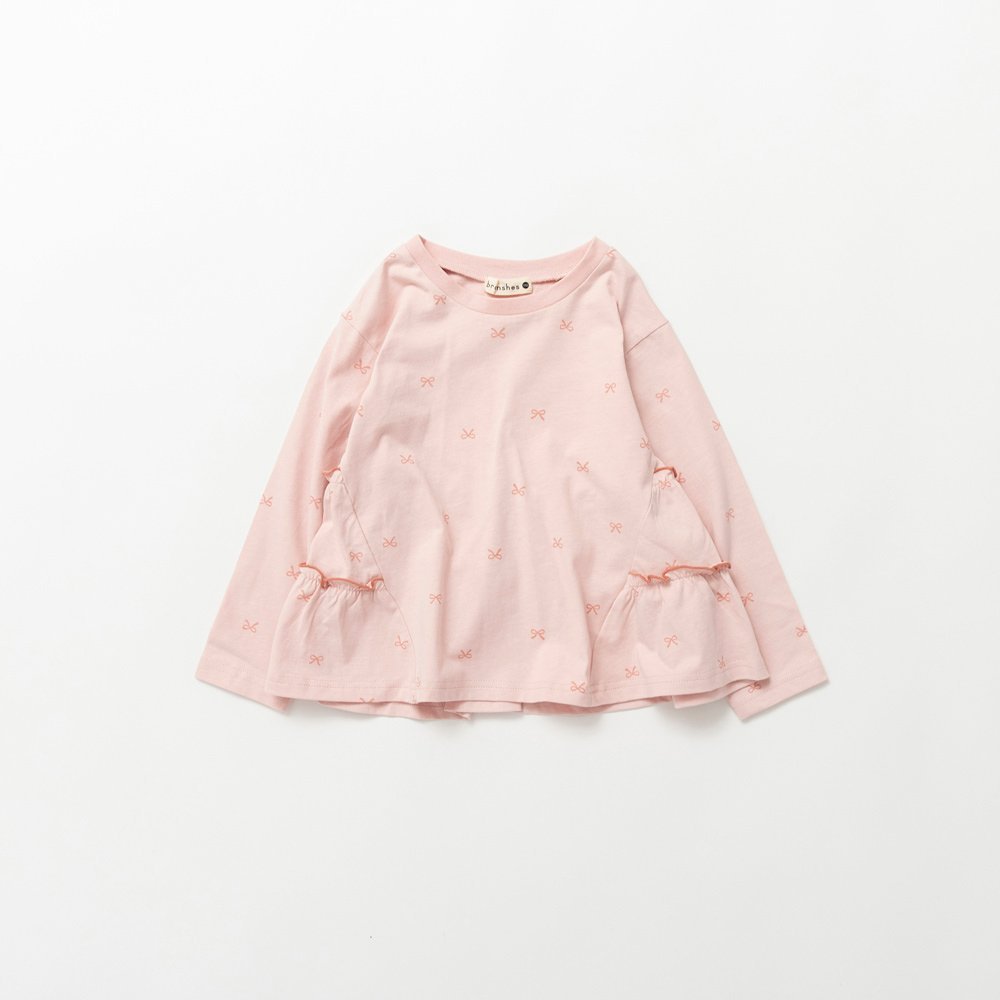 Футболка с длинными рукавами и многоярусной спинкой Branshes, pink