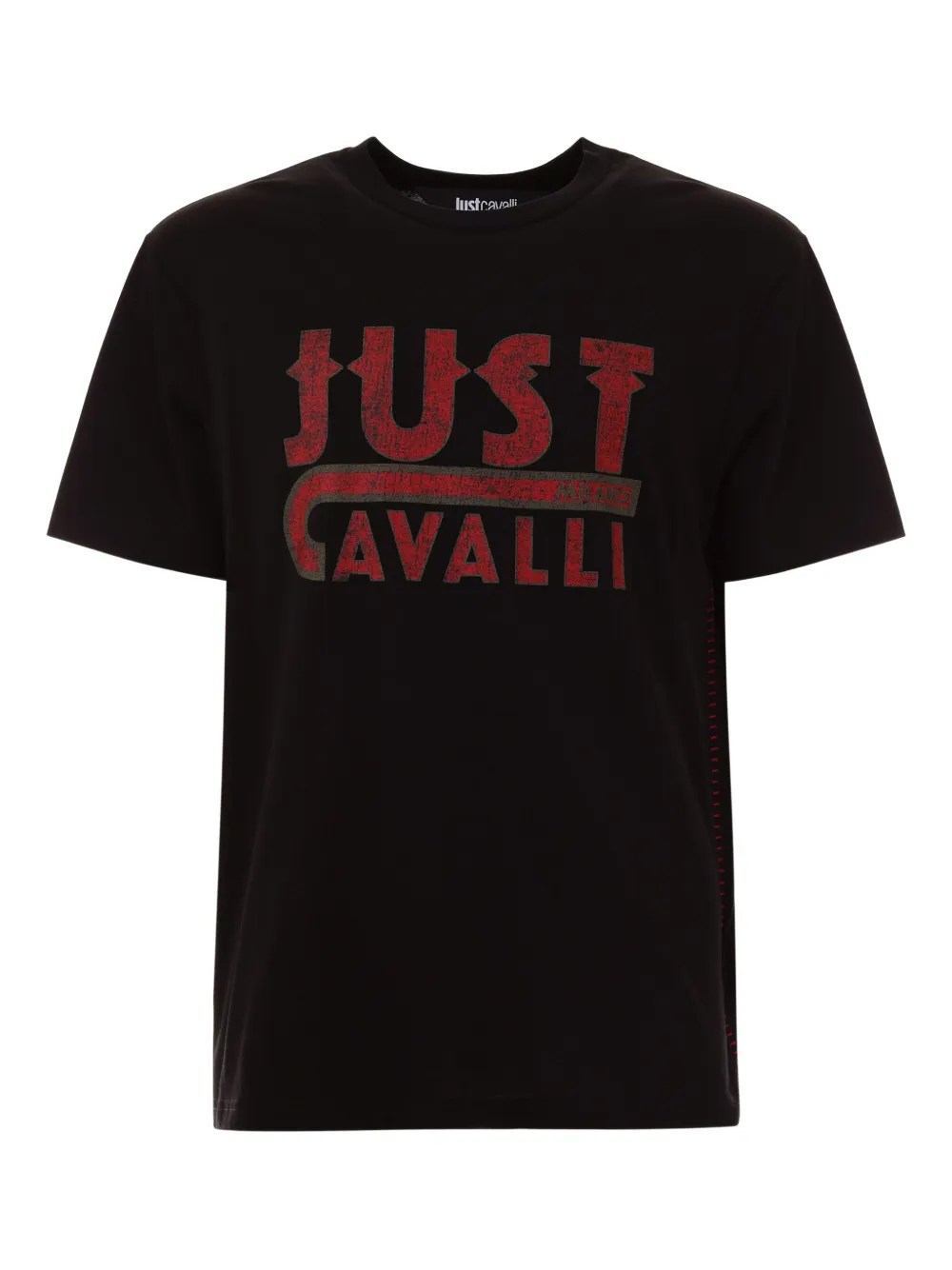 

Футболка с короткими рукавами и принтом логотипа Just Cavalli, черный