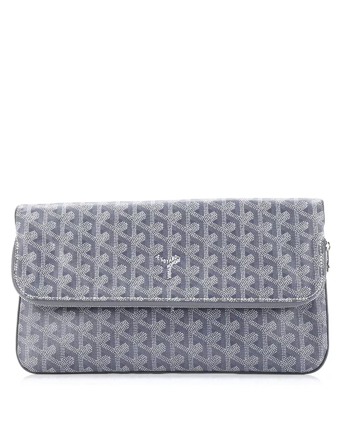 

Клатч Saint Marie из лакированного полотна Pre-Owned Goyard, серый
