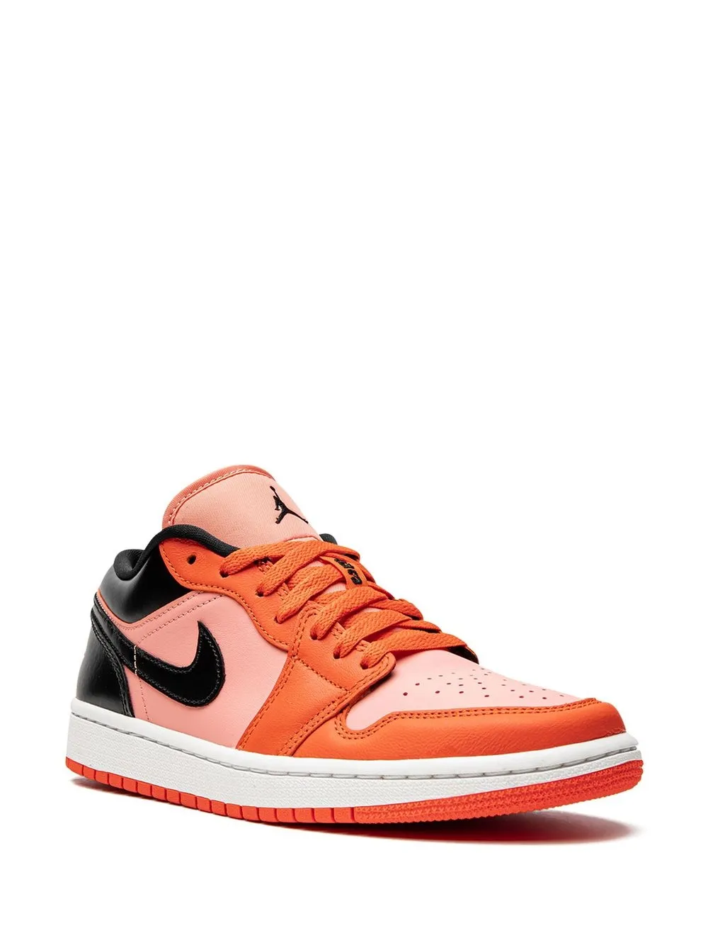 Кроссовки Jordan 1 Low Orange/Black, оранжевый — фото 2