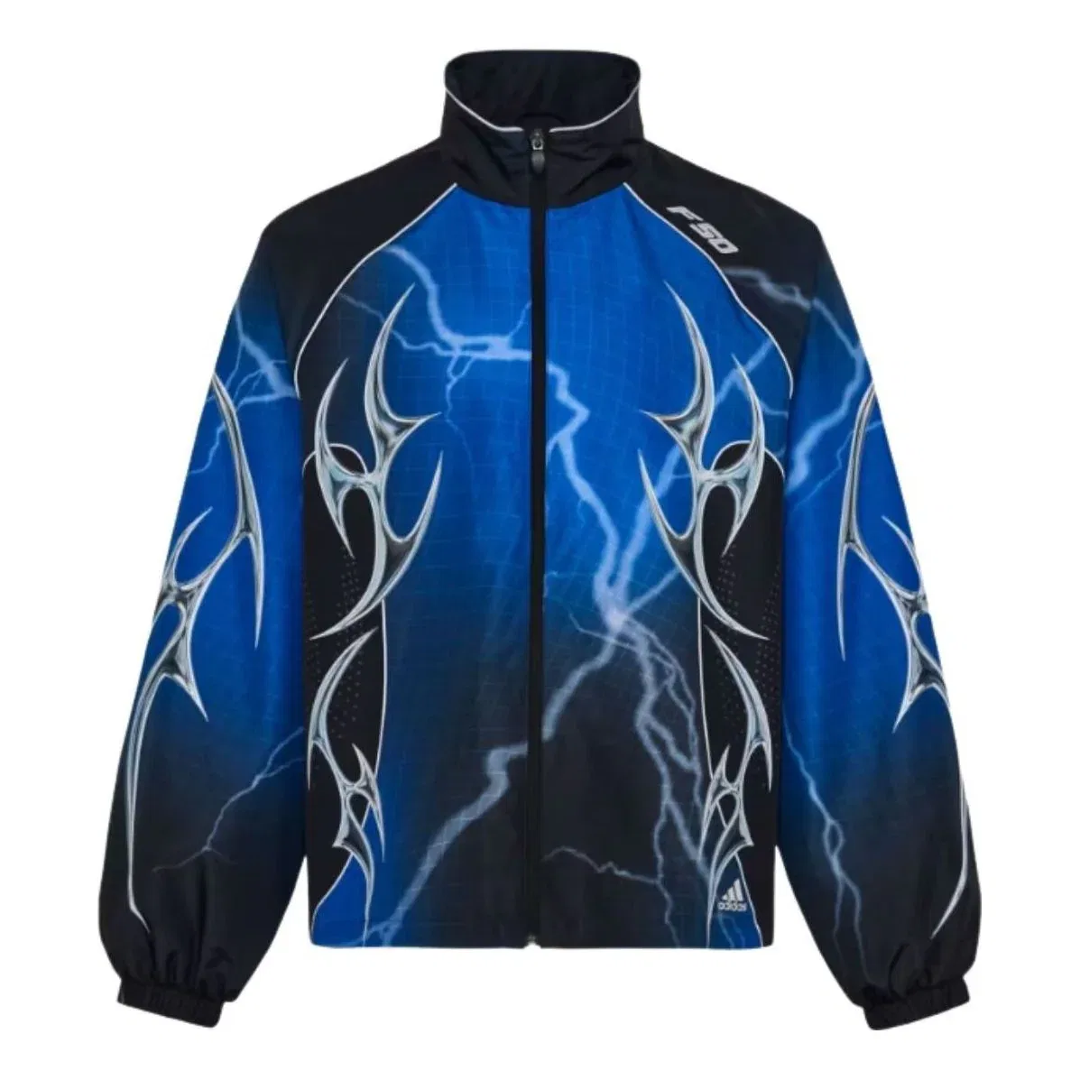 Спортивная куртка Adidas F50 Track Top U, цвет «Черный, Королевский синий», KY5779