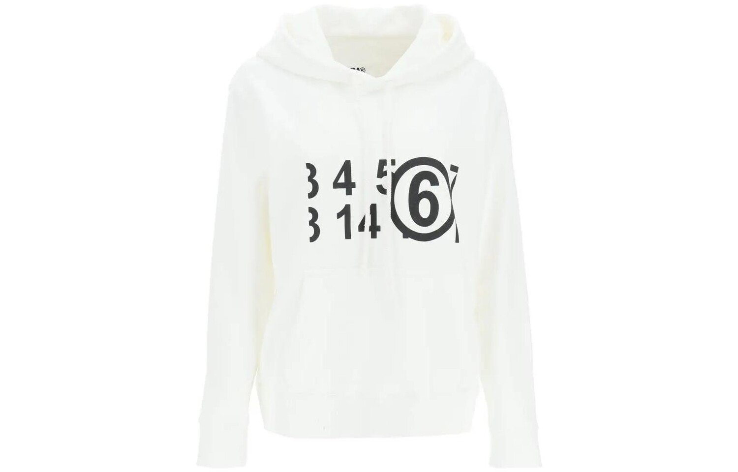 

Толстовка женская Mm6 Maison Margiela, белый / черный