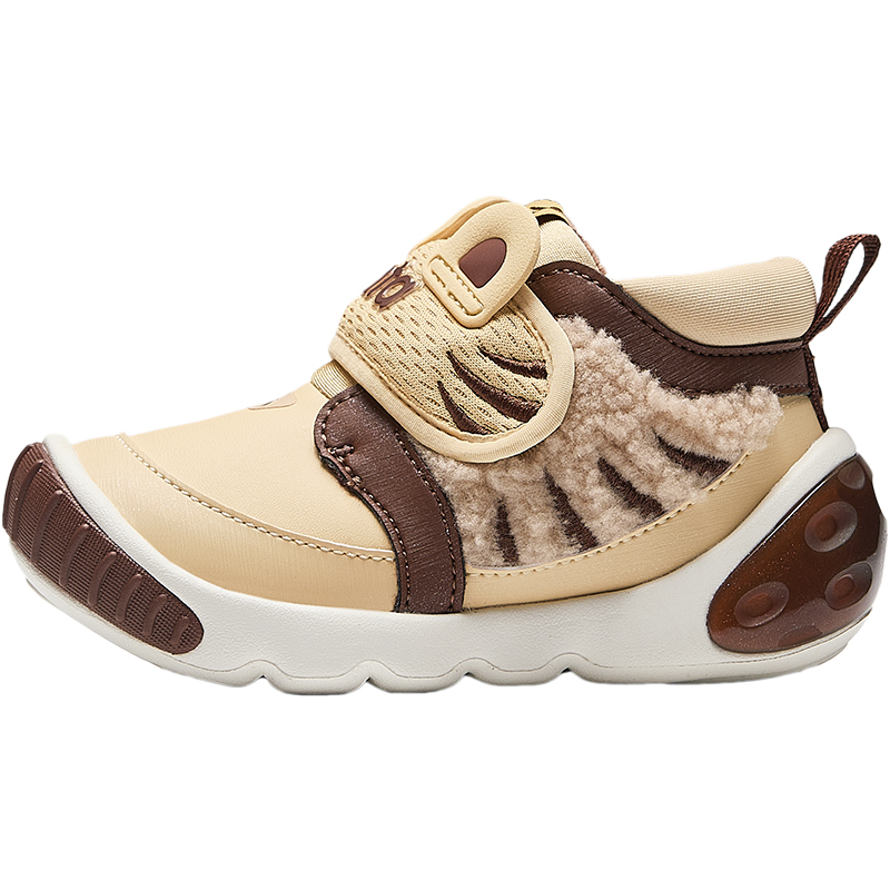 

Antakids Легкие утепленные кроссовки Low top для малышей теплые красные коричневые