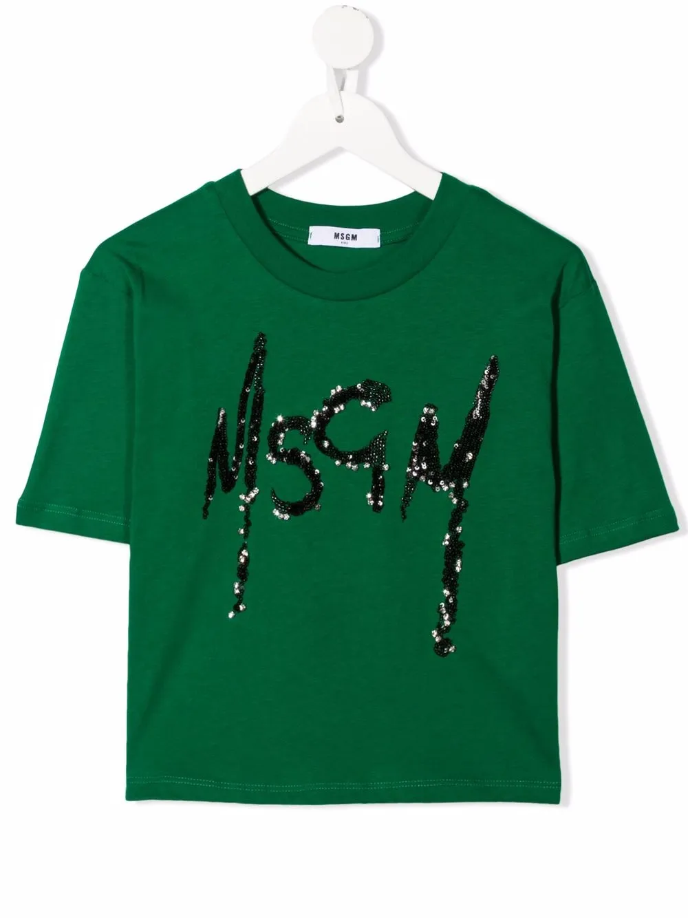 

Футболка с логотипом MSGM Kids, зеленый