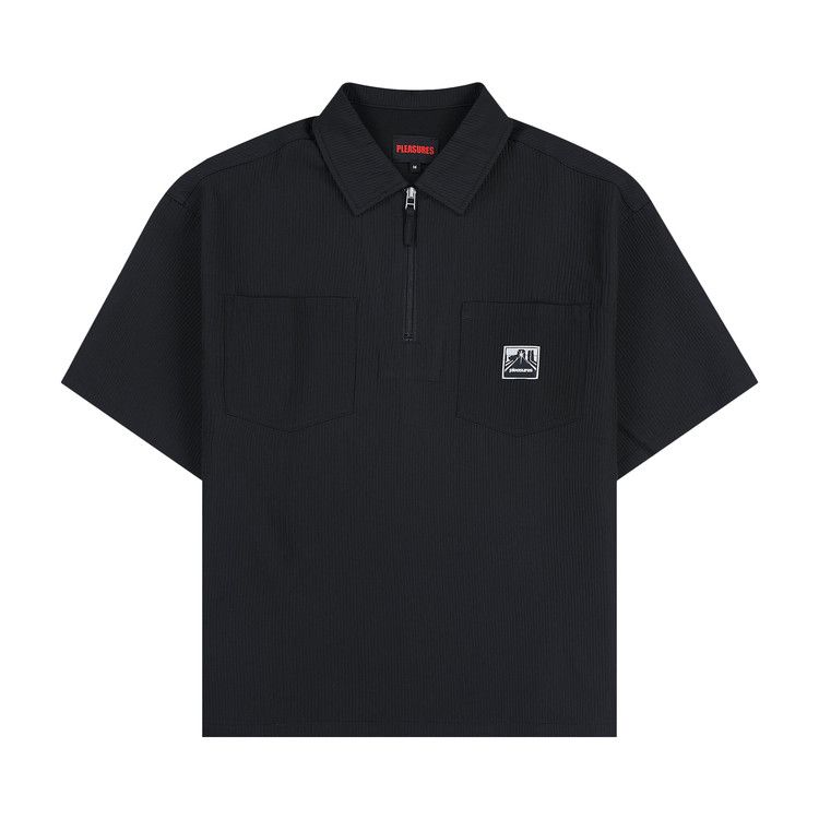 

Поло Pleasures Electron Zip Polo, Black