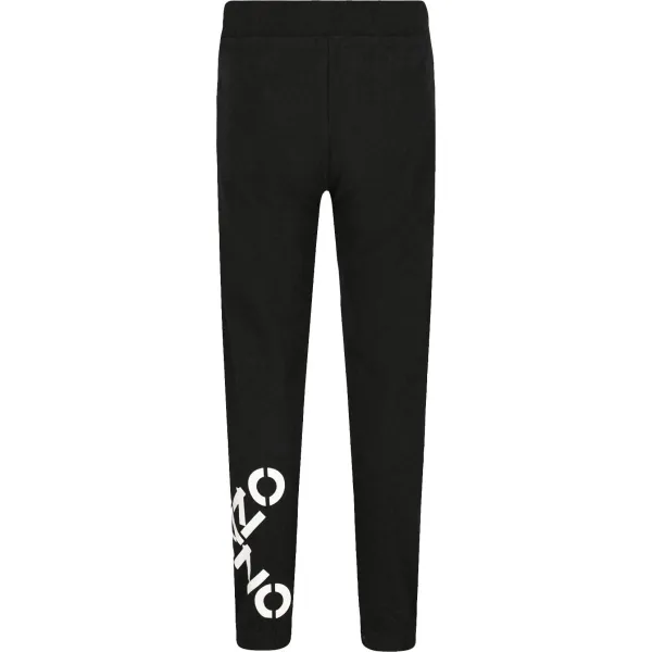 Спортивные брюки стандартного кроя Kenzo Kids, черный — фото 2