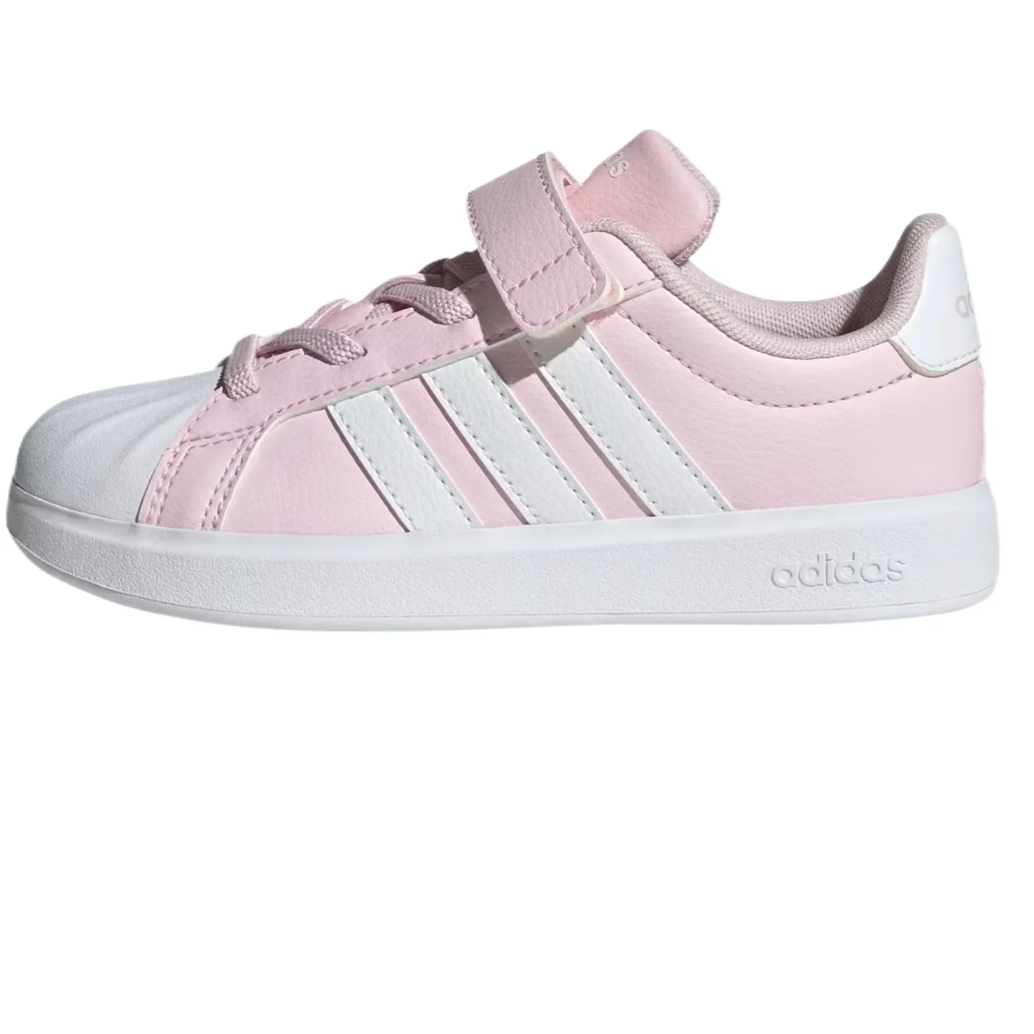 Детские скейтборд кроссовки Adidas Originals, розовый белый