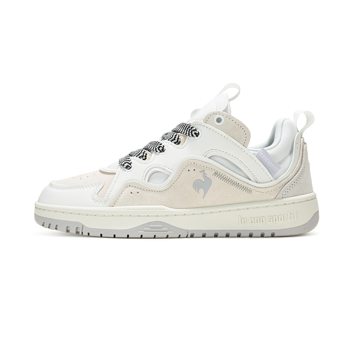 

Кроссовки le coq sportif Skateboarding Shoes Unisex Low-top White/Gray, белый