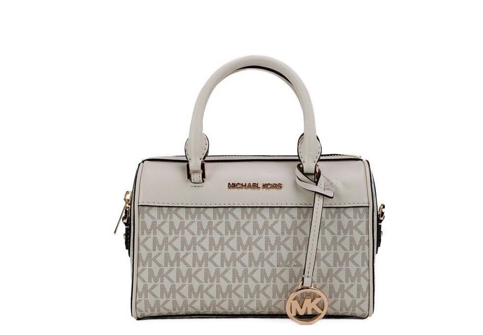 

Сумка-кошелек через плечо Travel XS Light Cream Signature из ПВХ Michael Kors
