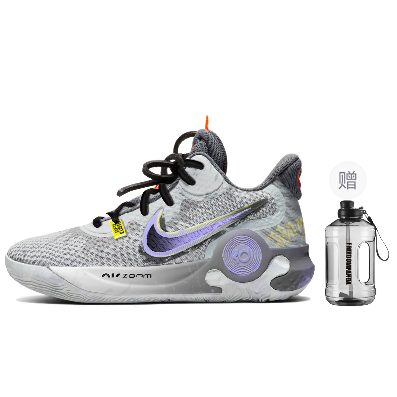 

Баскетбольные кроссовки KD Trey 5 Basketball Shoes Unisex Mid-Top Gray/Purple Nike