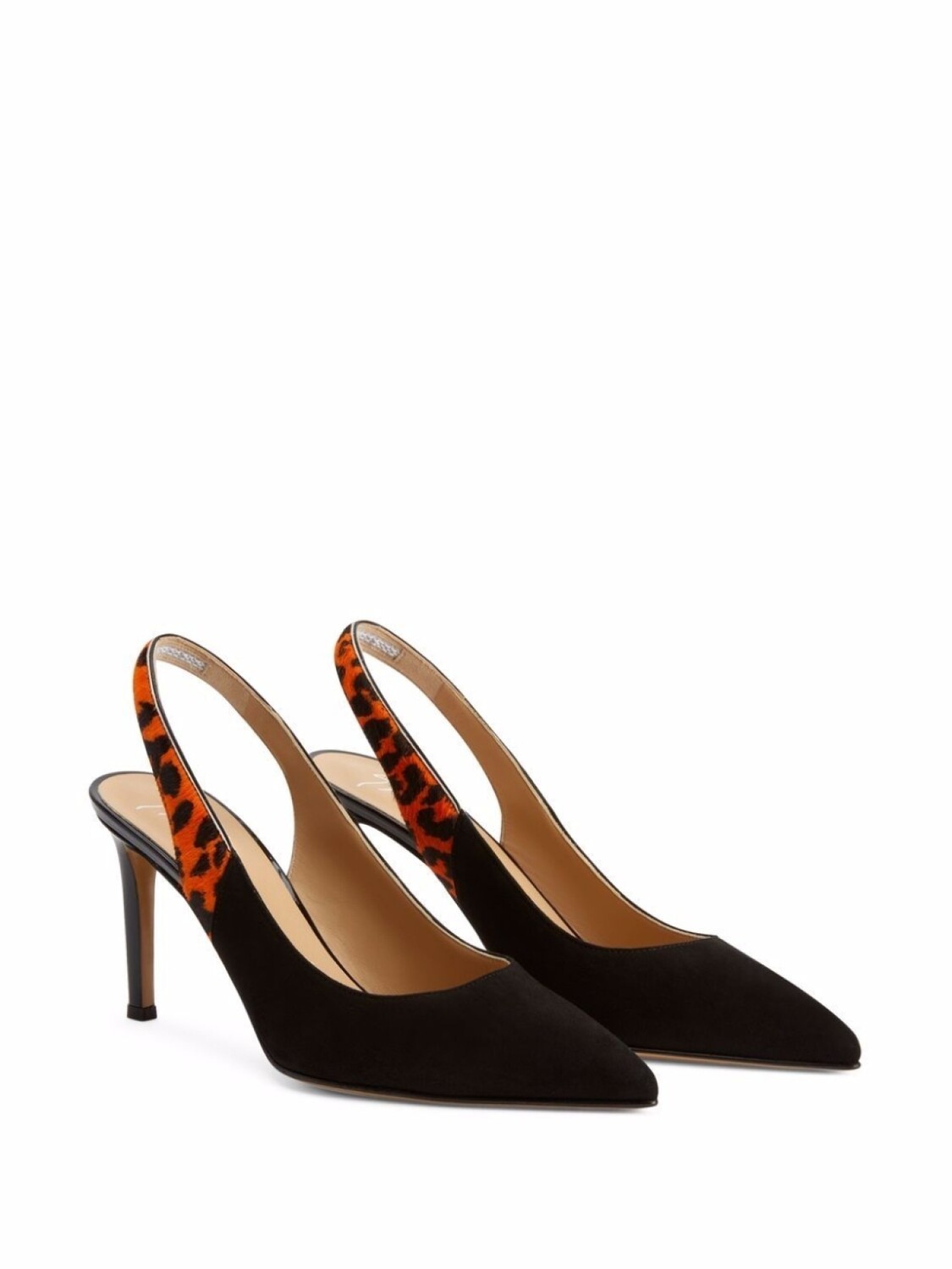 Giuseppe Zanotti туфли Susie Feline 85 с ремешком на пятке, черный — фото 2
