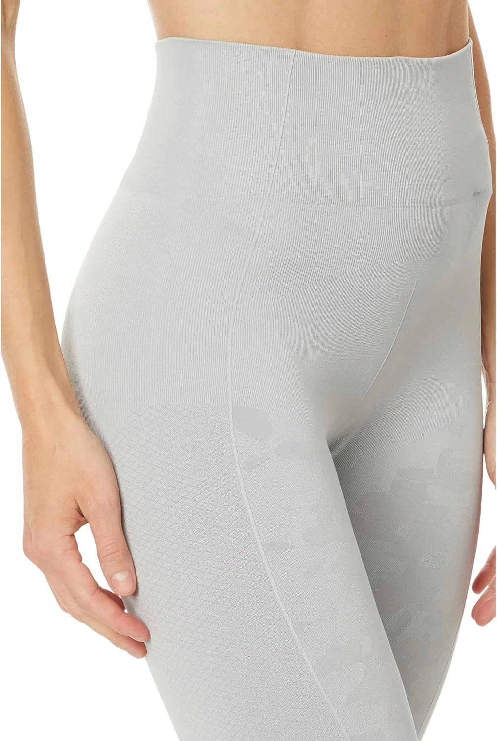 Леггинсы для йоги TrueStrength Seamless, adidas by Stella McCartney, серый — фото 3