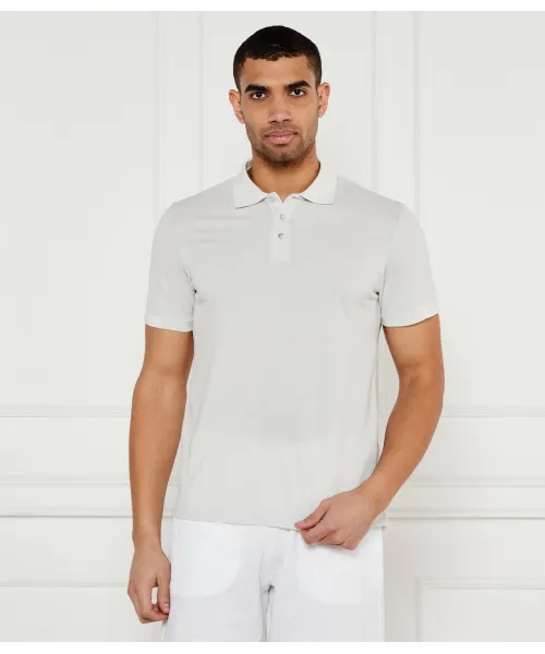 

Футболка поло Regular fit Emporio Armani, серый