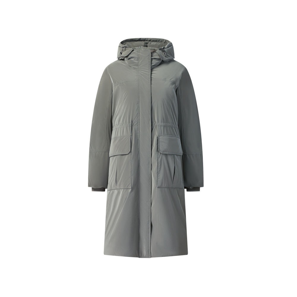 

Изумрудная пуховая куртка для женщин FILA, серый