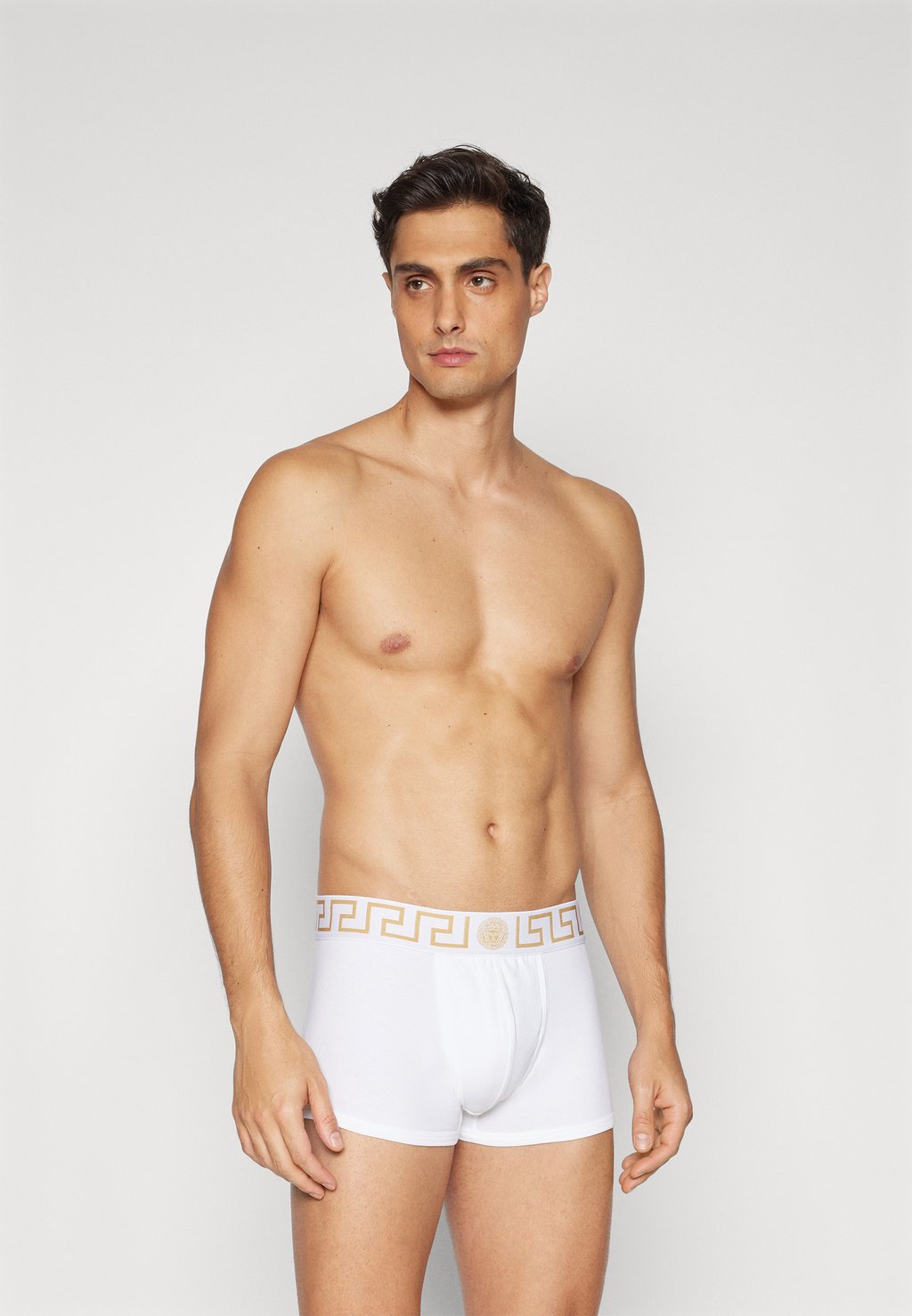 

Брюки-кюлоты UNDERPANTS LOW RISE TRUNK TOPEKA NEW LOGO Versace, белый