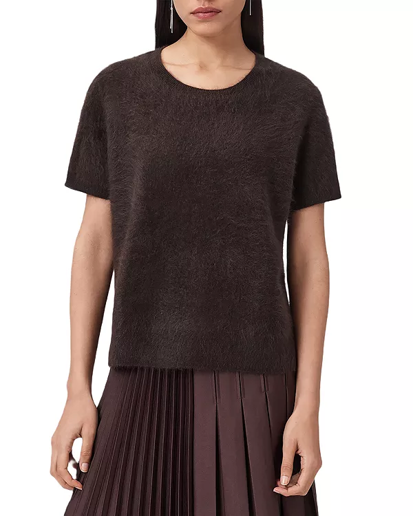 

Кашемировая футболка Rebel Allsaints, серый