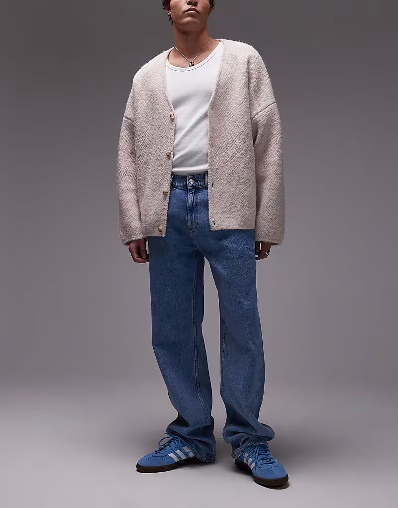 

Джинсы Tommy Jeans Jamie свободного кроя прямого кроя, светло-синего цвета