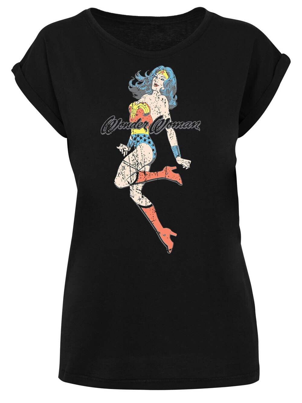 

Рубашка F4Nt4Stic DC Comics Wonder Womand, черный